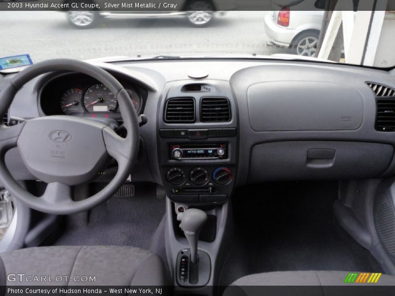 Dashboard of 2003 Accent GL Coupe