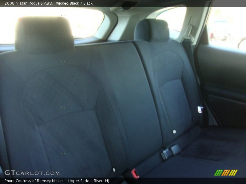 Wicked Black / Black 2008 Nissan Rogue S AWD