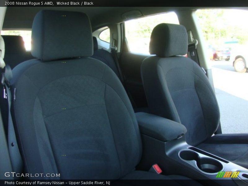 Wicked Black / Black 2008 Nissan Rogue S AWD