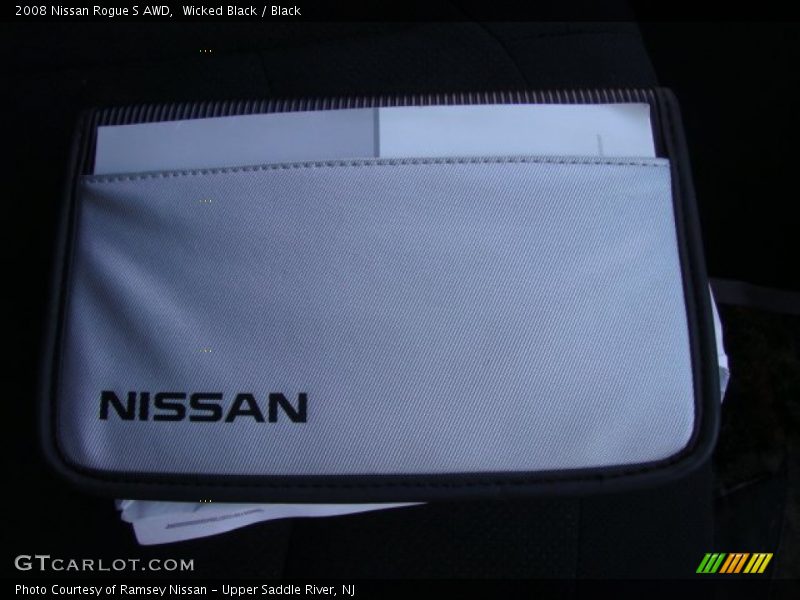 Wicked Black / Black 2008 Nissan Rogue S AWD