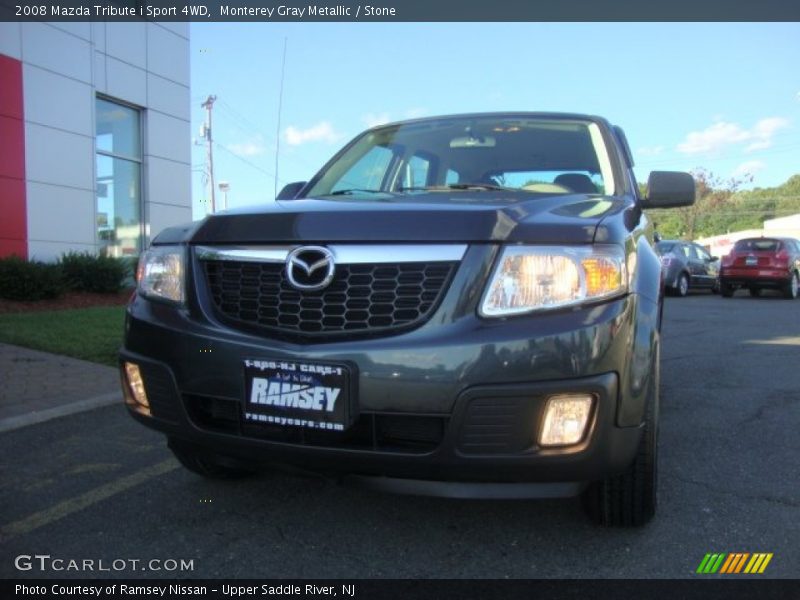 Monterey Gray Metallic / Stone 2008 Mazda Tribute i Sport 4WD