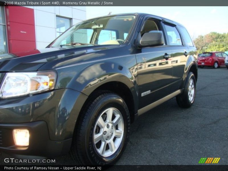 Monterey Gray Metallic / Stone 2008 Mazda Tribute i Sport 4WD