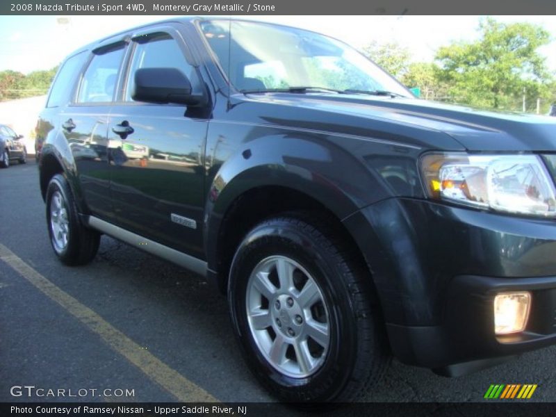 Monterey Gray Metallic / Stone 2008 Mazda Tribute i Sport 4WD