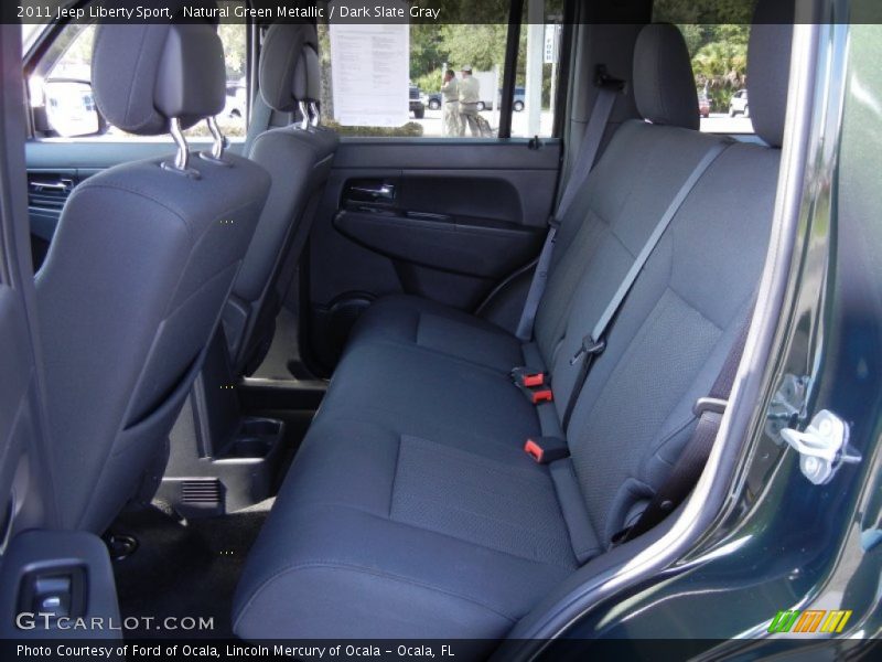 Natural Green Metallic / Dark Slate Gray 2011 Jeep Liberty Sport