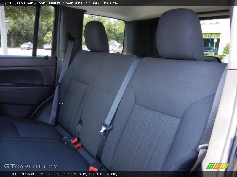 Natural Green Metallic / Dark Slate Gray 2011 Jeep Liberty Sport