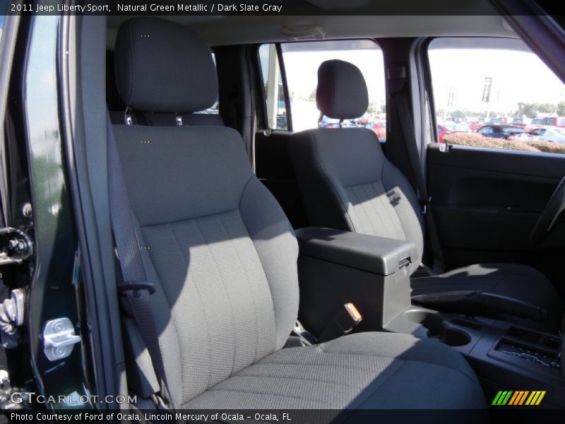 Natural Green Metallic / Dark Slate Gray 2011 Jeep Liberty Sport