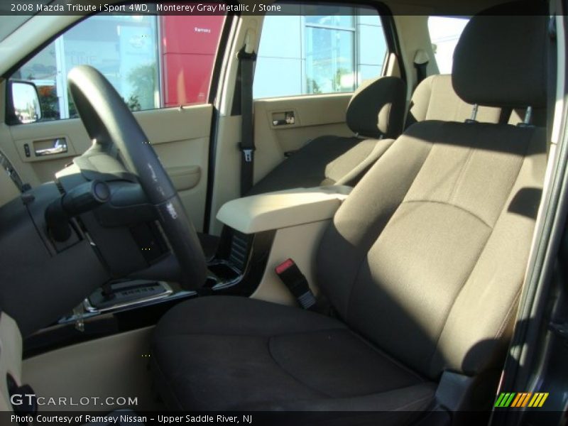 Monterey Gray Metallic / Stone 2008 Mazda Tribute i Sport 4WD