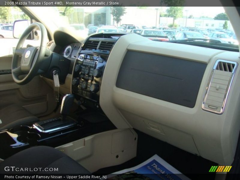 Monterey Gray Metallic / Stone 2008 Mazda Tribute i Sport 4WD