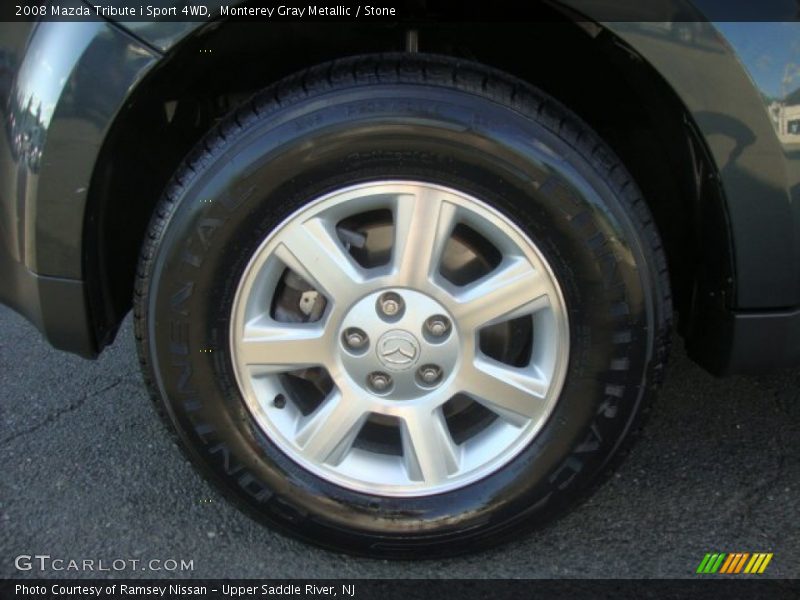Monterey Gray Metallic / Stone 2008 Mazda Tribute i Sport 4WD