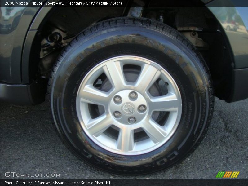 Monterey Gray Metallic / Stone 2008 Mazda Tribute i Sport 4WD