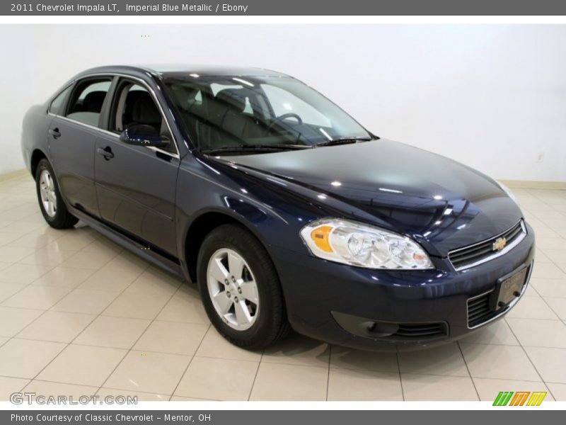 Imperial Blue Metallic / Ebony 2011 Chevrolet Impala LT