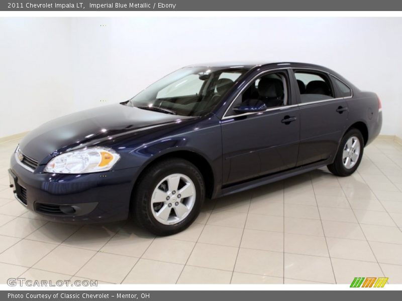 Imperial Blue Metallic / Ebony 2011 Chevrolet Impala LT