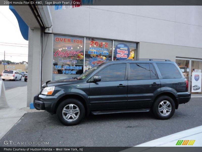 Sage Brush Pearl / Gray 2004 Honda Pilot EX 4WD
