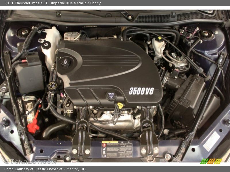 Imperial Blue Metallic / Ebony 2011 Chevrolet Impala LT