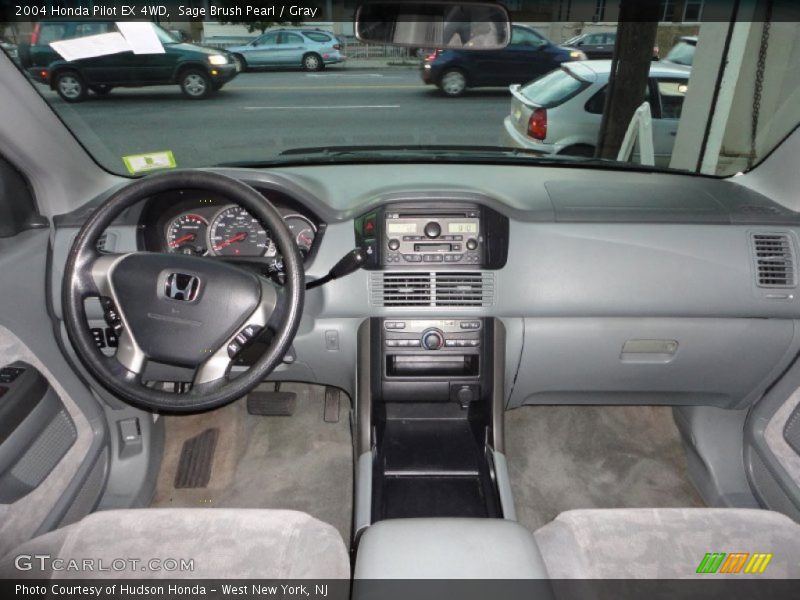 Sage Brush Pearl / Gray 2004 Honda Pilot EX 4WD