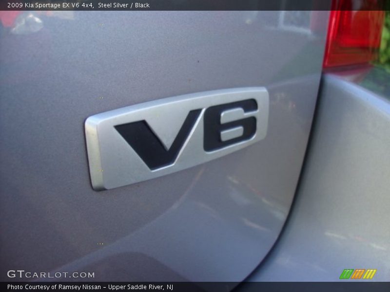 Steel Silver / Black 2009 Kia Sportage EX V6 4x4