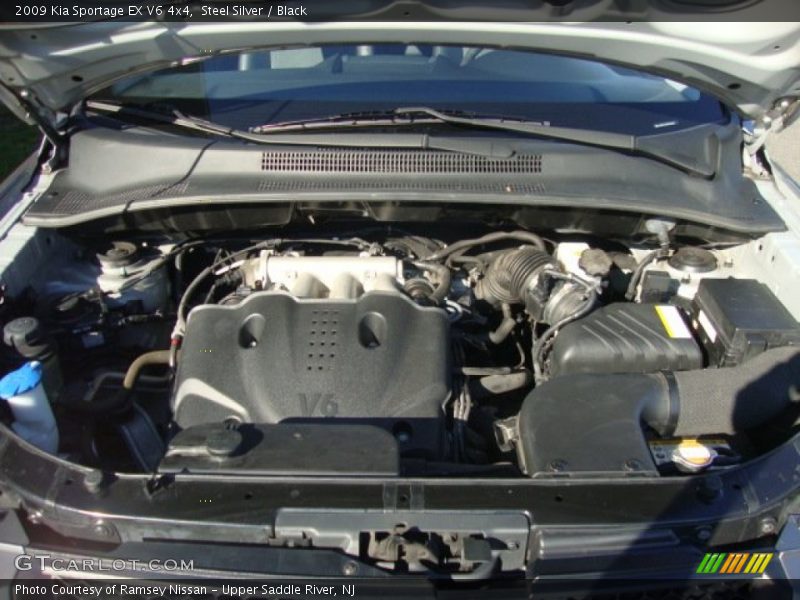 Steel Silver / Black 2009 Kia Sportage EX V6 4x4