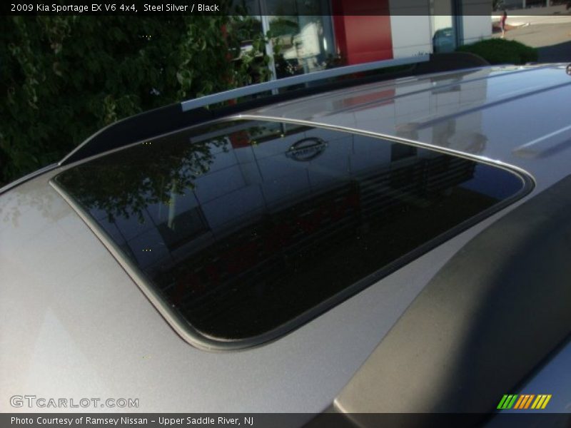Steel Silver / Black 2009 Kia Sportage EX V6 4x4