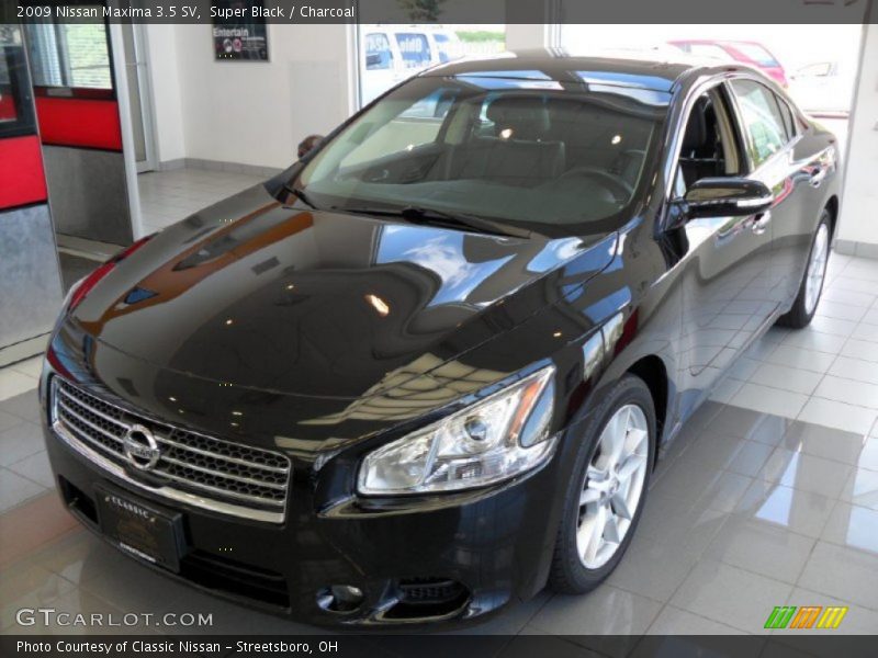 Super Black / Charcoal 2009 Nissan Maxima 3.5 SV
