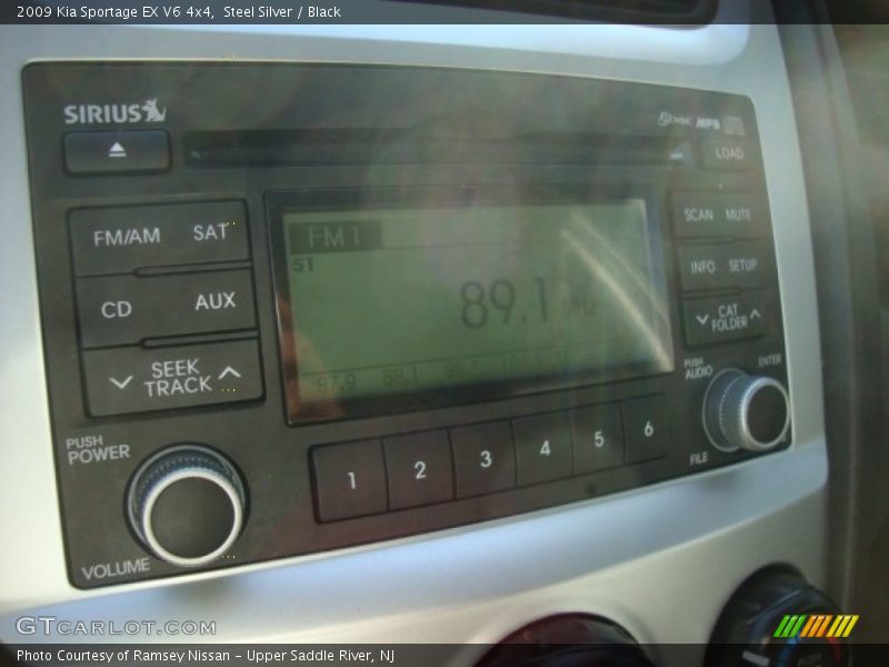 Steel Silver / Black 2009 Kia Sportage EX V6 4x4