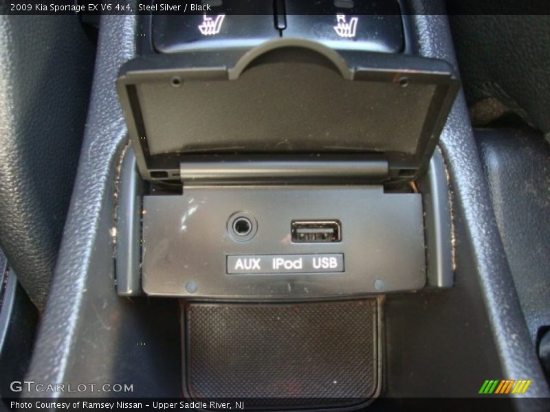 Steel Silver / Black 2009 Kia Sportage EX V6 4x4