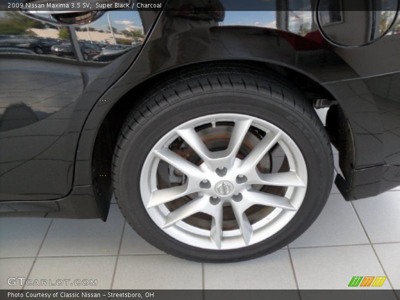 Super Black / Charcoal 2009 Nissan Maxima 3.5 SV