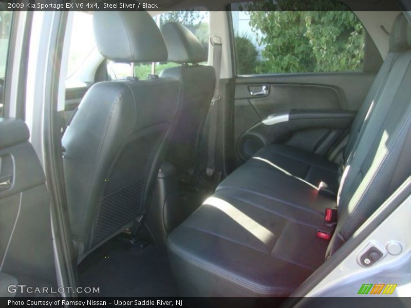 Steel Silver / Black 2009 Kia Sportage EX V6 4x4