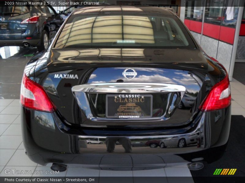 Super Black / Charcoal 2009 Nissan Maxima 3.5 SV