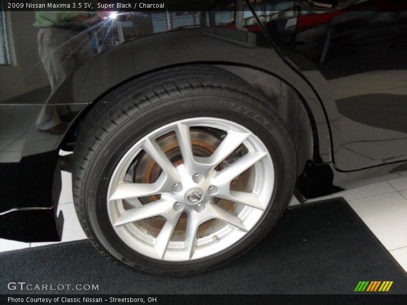 Super Black / Charcoal 2009 Nissan Maxima 3.5 SV