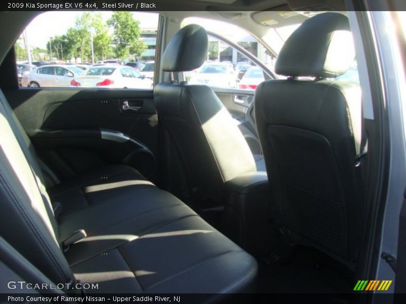 Steel Silver / Black 2009 Kia Sportage EX V6 4x4