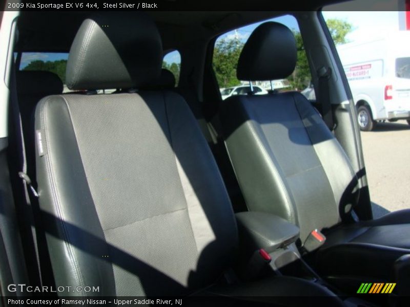 Steel Silver / Black 2009 Kia Sportage EX V6 4x4