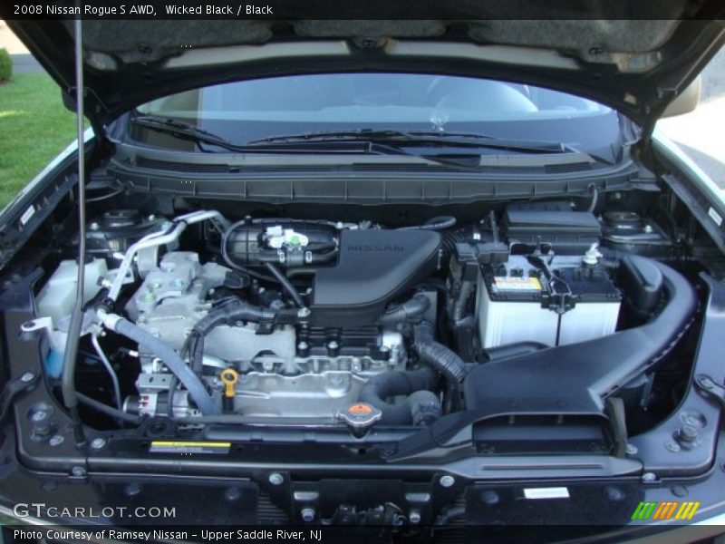 Wicked Black / Black 2008 Nissan Rogue S AWD