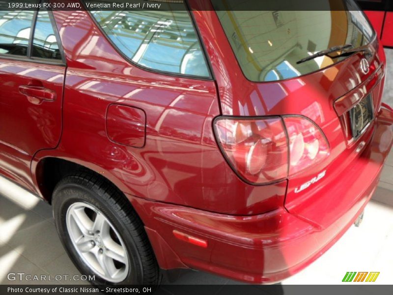 Venetian Red Pearl / Ivory 1999 Lexus RX 300 AWD