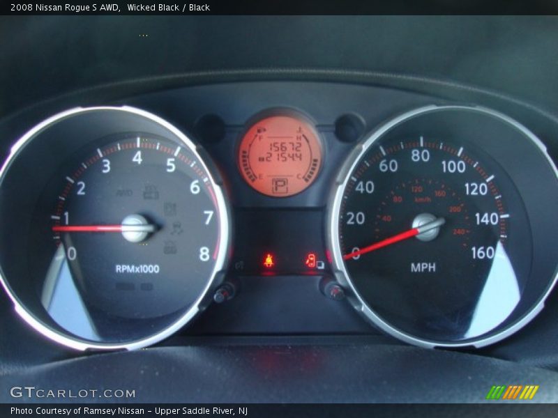 Wicked Black / Black 2008 Nissan Rogue S AWD