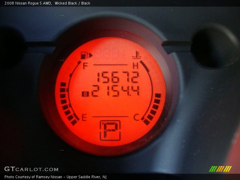 Wicked Black / Black 2008 Nissan Rogue S AWD