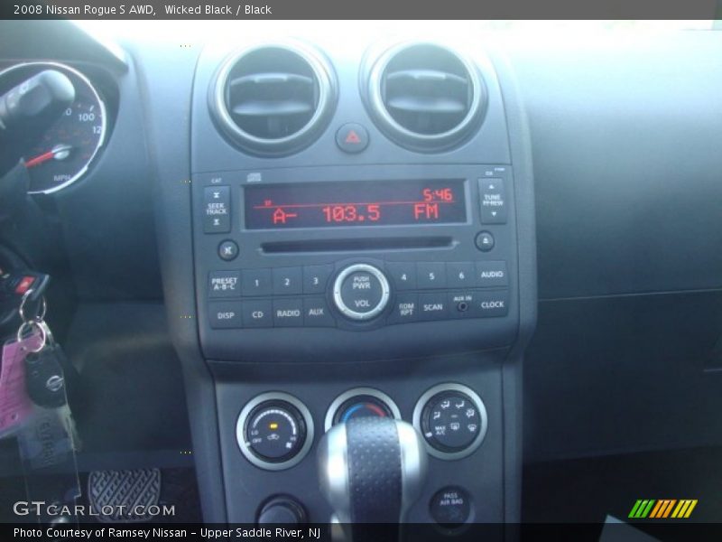 Wicked Black / Black 2008 Nissan Rogue S AWD