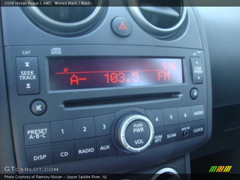 Wicked Black / Black 2008 Nissan Rogue S AWD