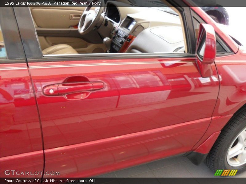 Venetian Red Pearl / Ivory 1999 Lexus RX 300 AWD
