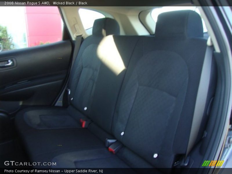Wicked Black / Black 2008 Nissan Rogue S AWD