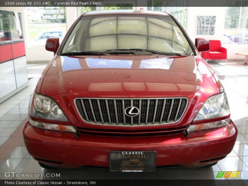 Venetian Red Pearl / Ivory 1999 Lexus RX 300 AWD