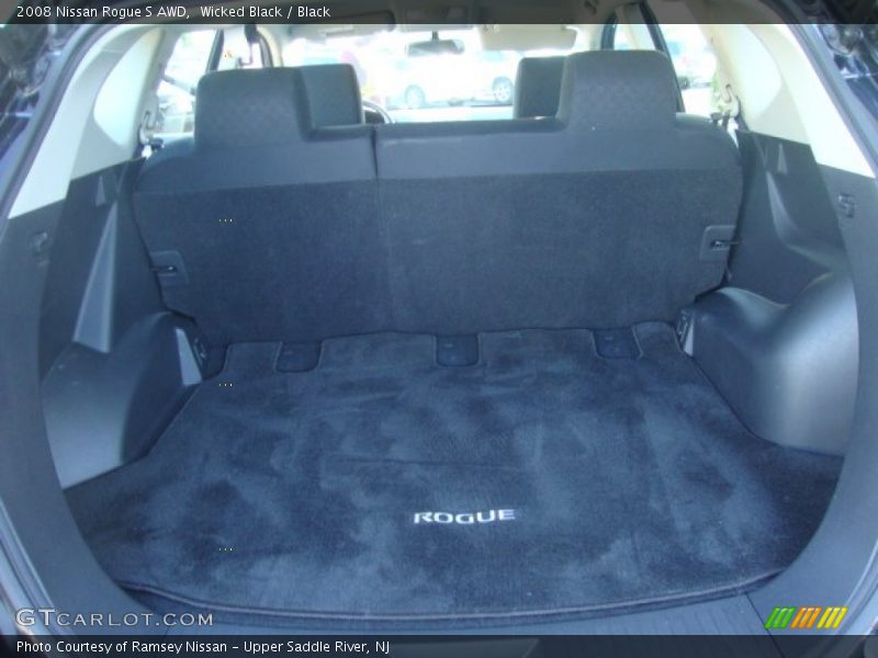 Wicked Black / Black 2008 Nissan Rogue S AWD