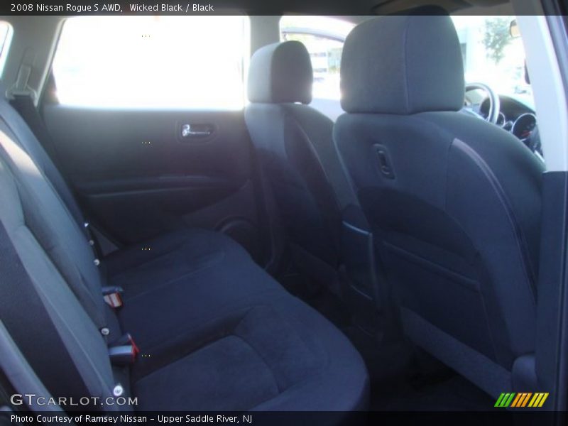 Wicked Black / Black 2008 Nissan Rogue S AWD
