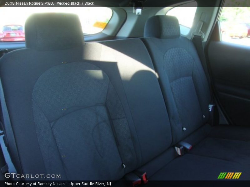 Wicked Black / Black 2008 Nissan Rogue S AWD