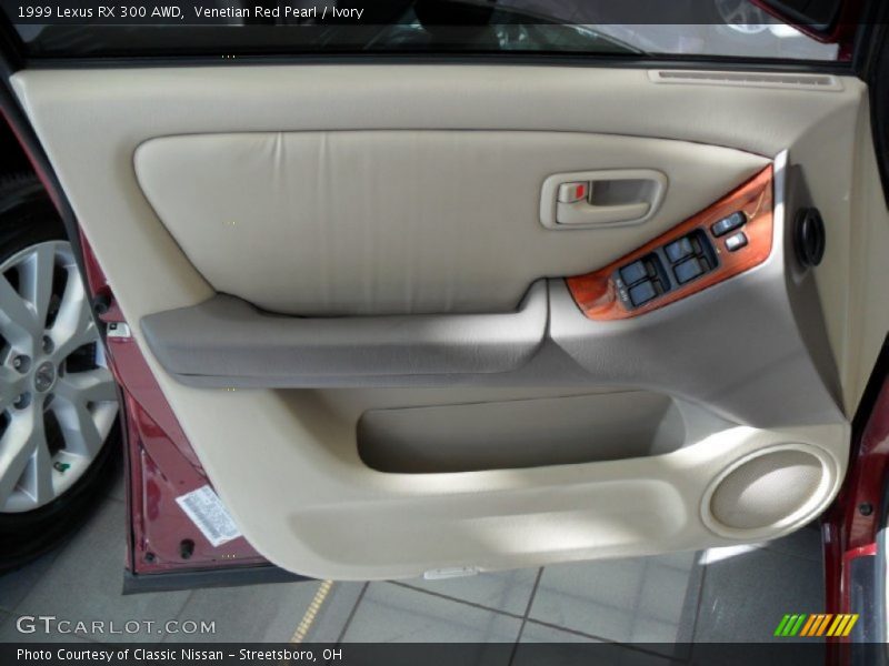 Venetian Red Pearl / Ivory 1999 Lexus RX 300 AWD