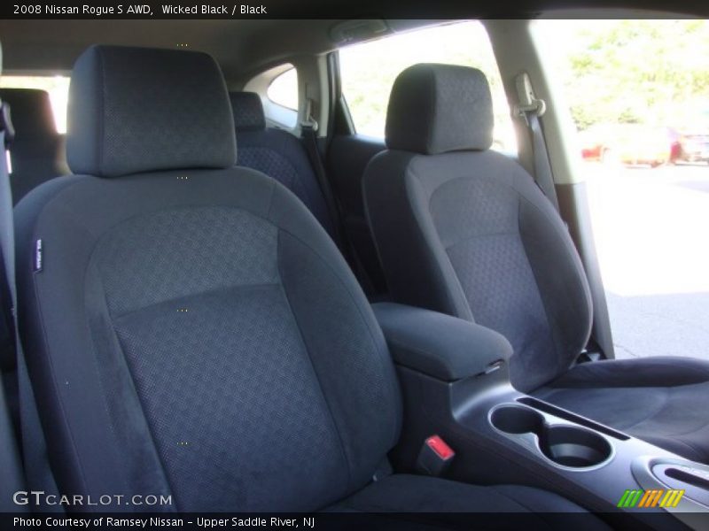 Wicked Black / Black 2008 Nissan Rogue S AWD
