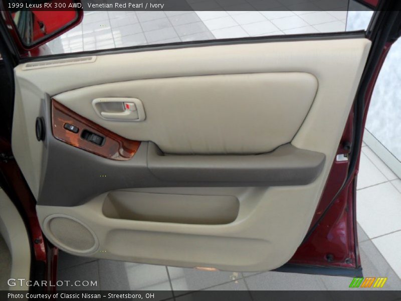 Venetian Red Pearl / Ivory 1999 Lexus RX 300 AWD