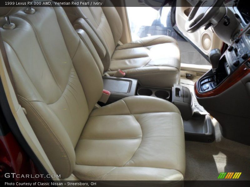 Venetian Red Pearl / Ivory 1999 Lexus RX 300 AWD
