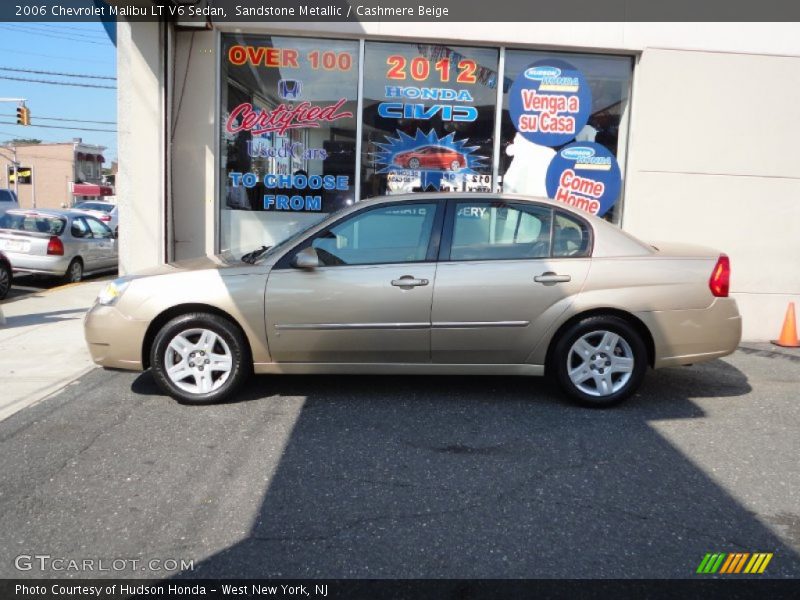 Sandstone Metallic / Cashmere Beige 2006 Chevrolet Malibu LT V6 Sedan