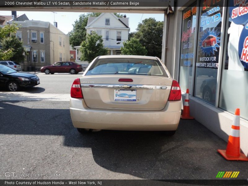 Sandstone Metallic / Cashmere Beige 2006 Chevrolet Malibu LT V6 Sedan