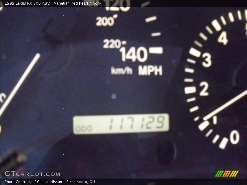 Venetian Red Pearl / Ivory 1999 Lexus RX 300 AWD